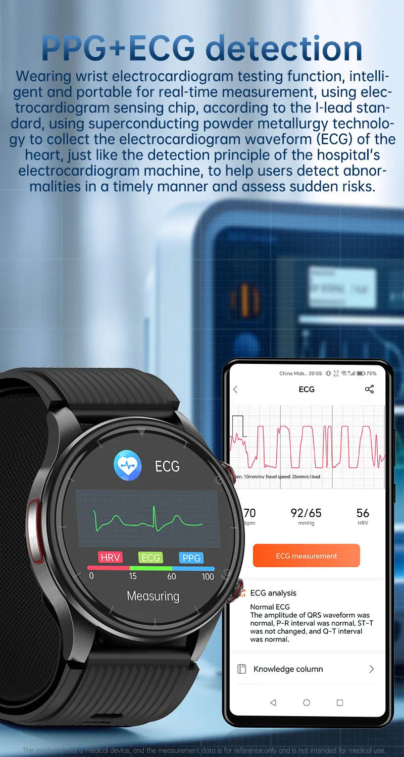 Clinical-Grade Smart Watch P700 | Air Pump Technology