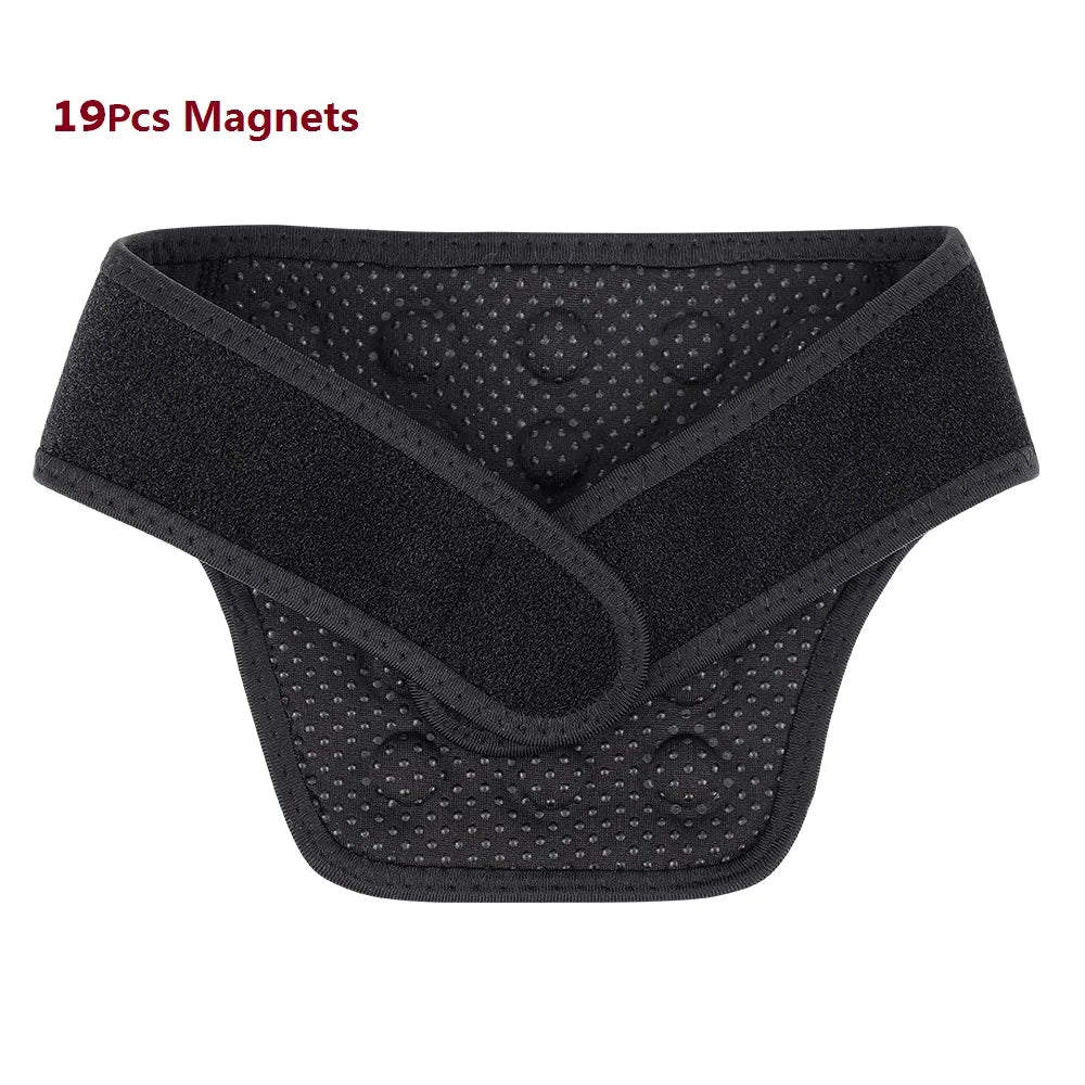 13/19pcs Magnetic Self-heating Neck Brace Tourmaline Infrared Therapy Pain Relief Cervical Protection Neck Support Belt Neck
