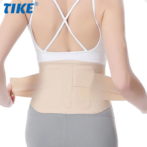 1 Pcs Adjustable Ultra Thin Back Brace with Lumbar Pad, Flexible Supports, Back Brace for Lower Back, Sciatica Scoliosis Relief