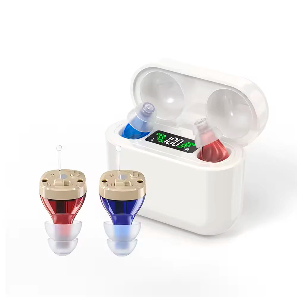 New Arrival CIC Hearing Aid Device For Seniors Rechargeable Wireless Hearing Aid Cheap Amplifier OTC hearing aids