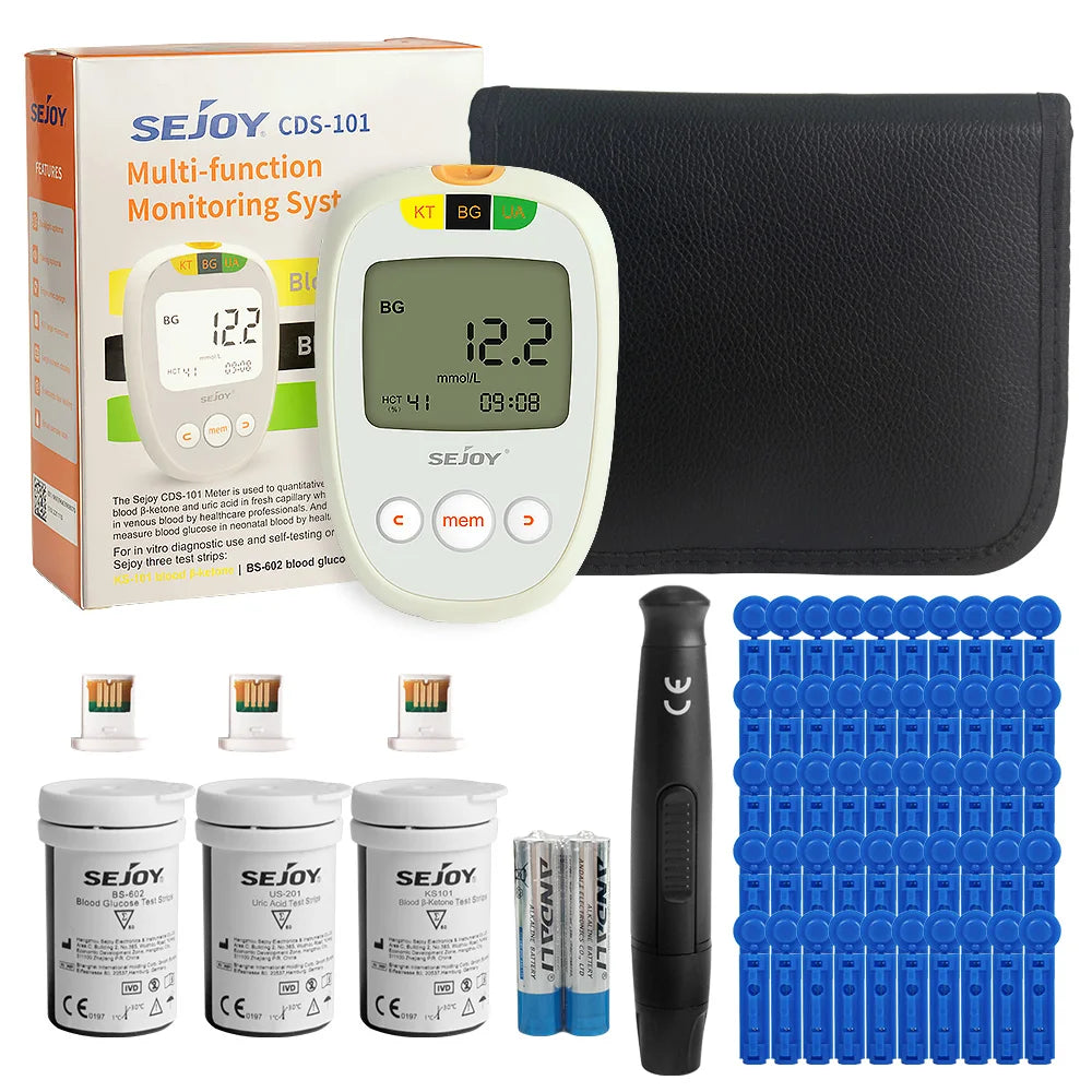 Glucose Ketone & Uric Acid Testing Kit