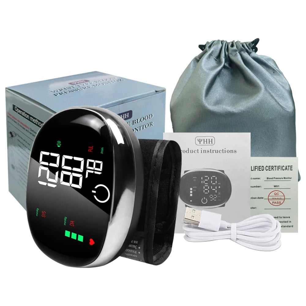 Voice-Enabled Digital Wrist Tonometer | Heart Rate + BP