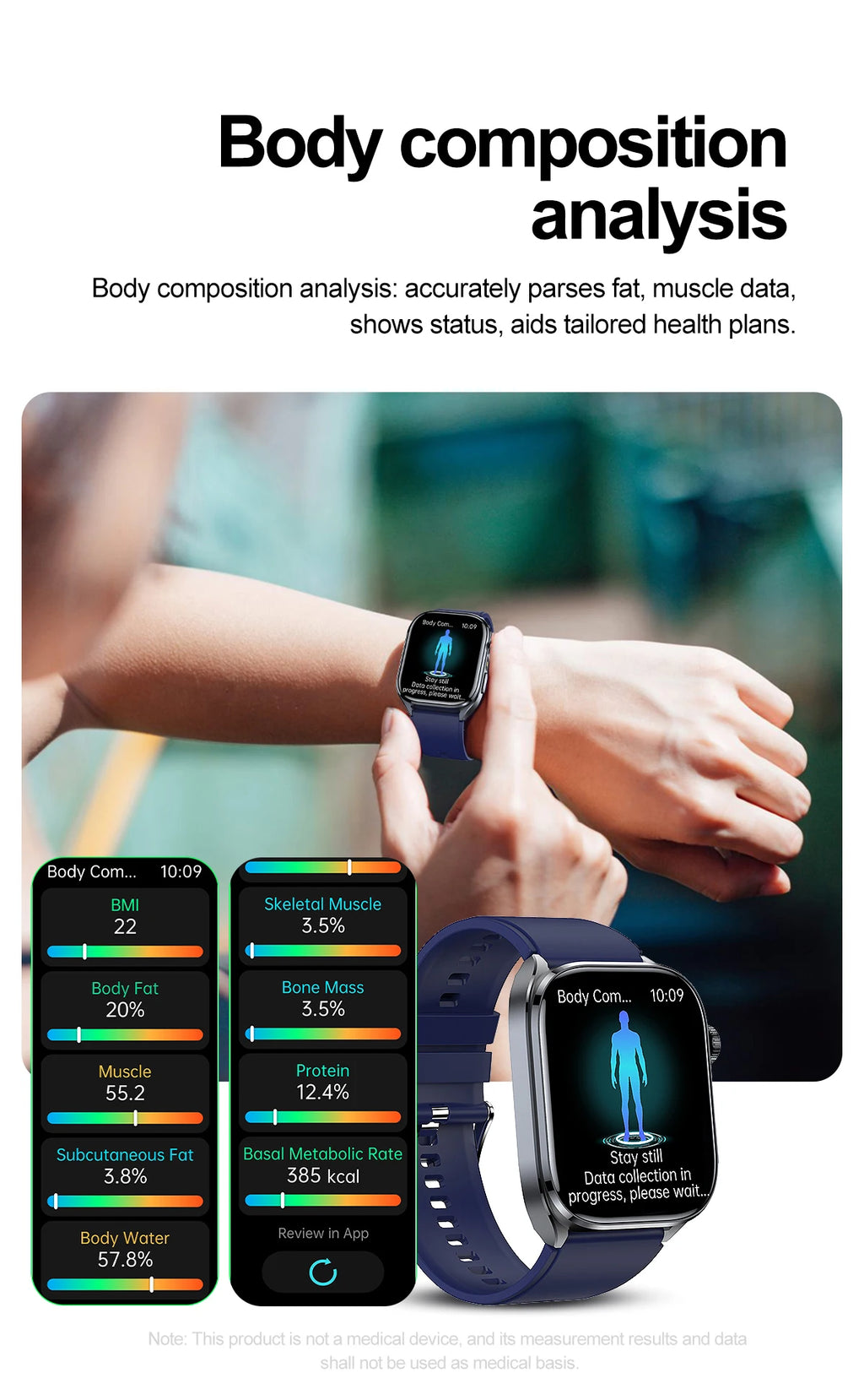 2025 Advanced Health Smart Watch for Men | ECG, Blood Pressure, Blood Oxygen