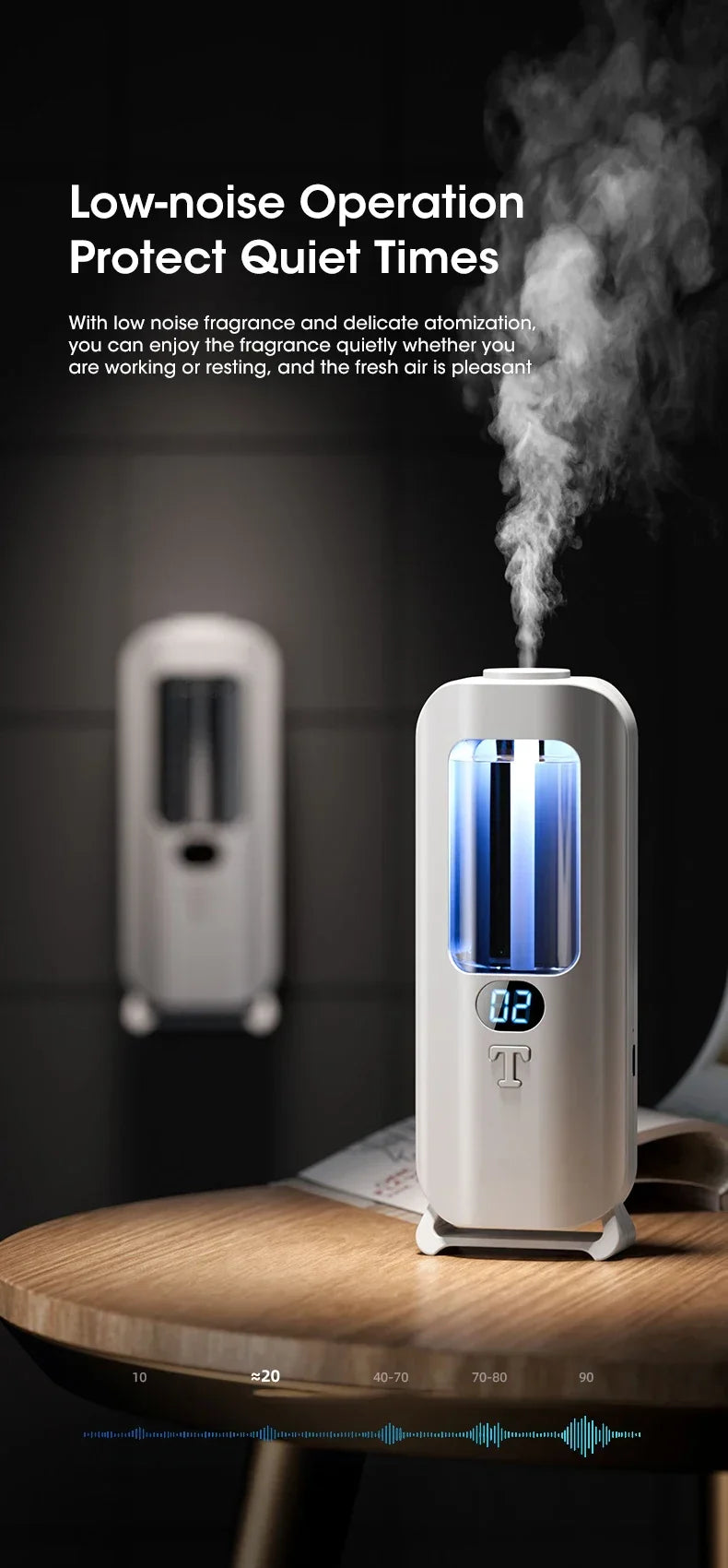 Rechargeable Aromatic Diffuser with 5 Modes
