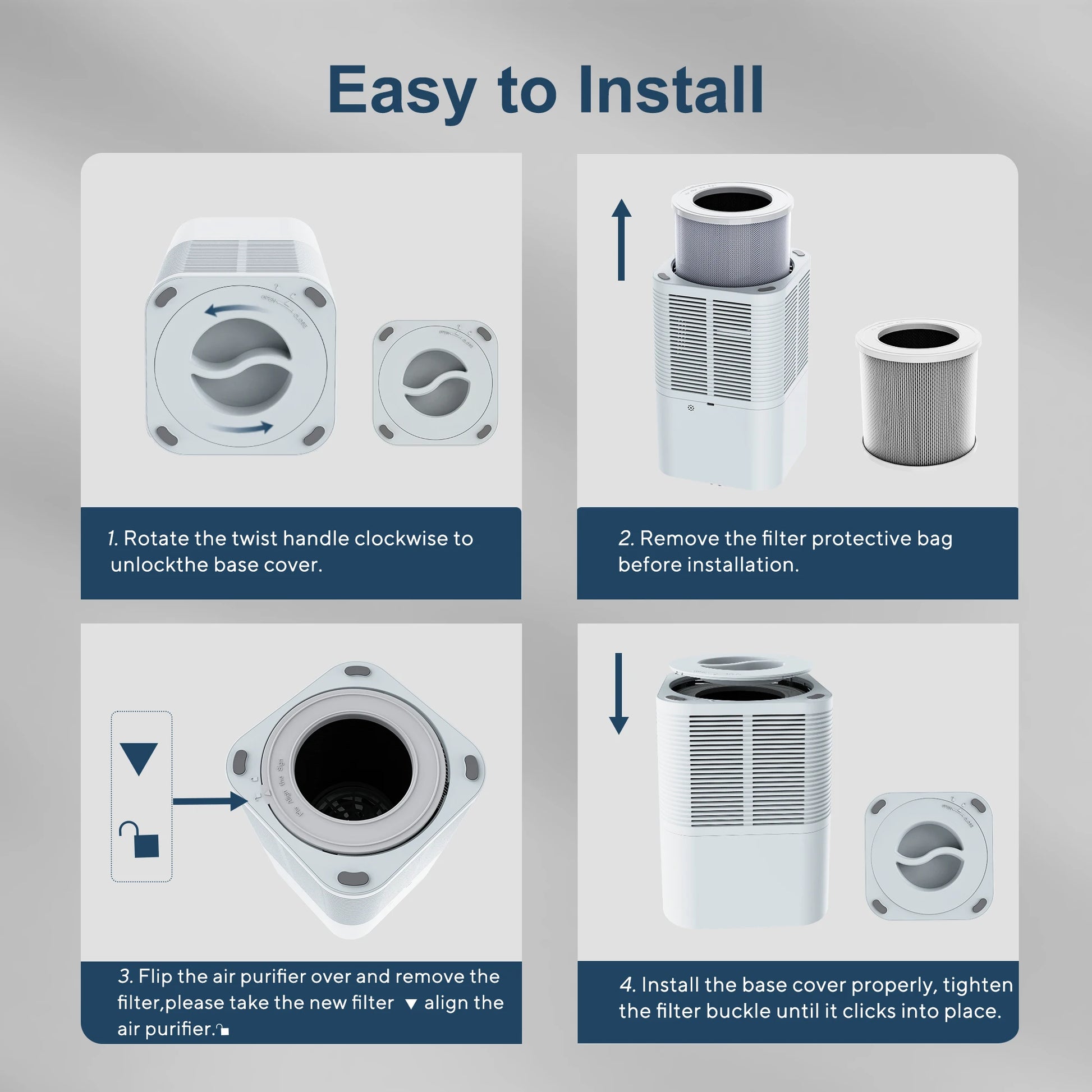 Portable Desktop Air Purifier