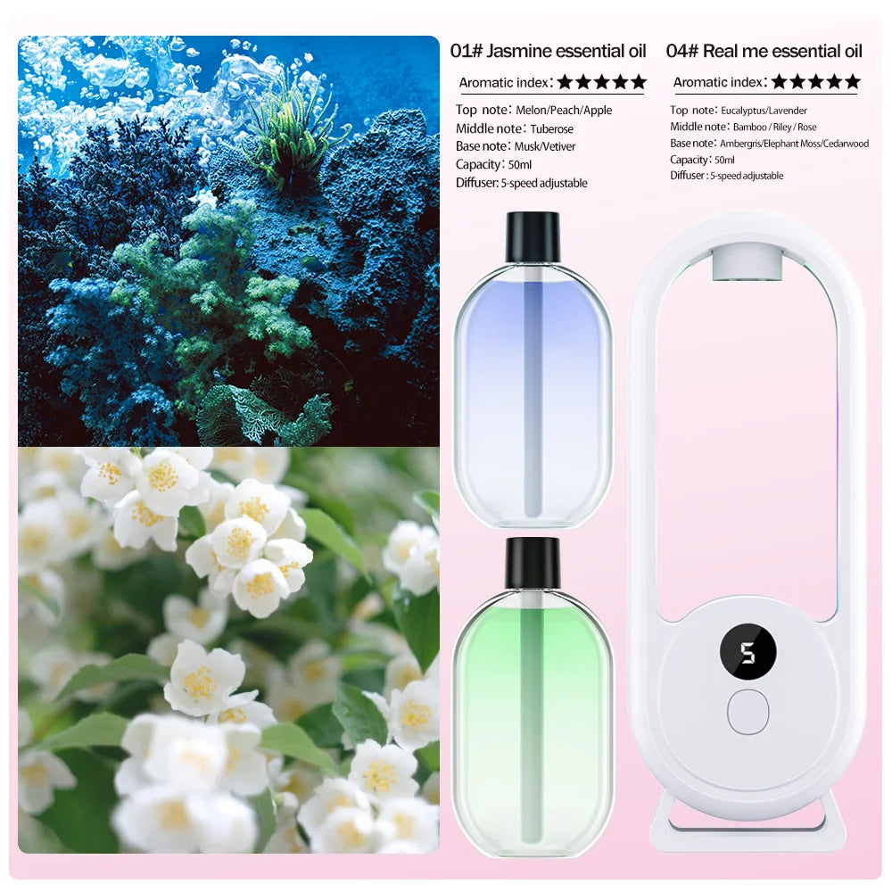 Rechargeable portable aroma diffuser