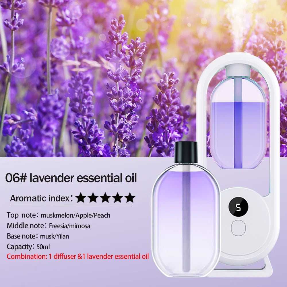 Rechargeable portable aroma diffuser