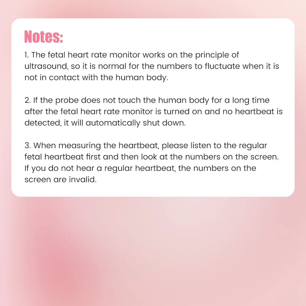 Ultrasound Baby Heart Rate Detector