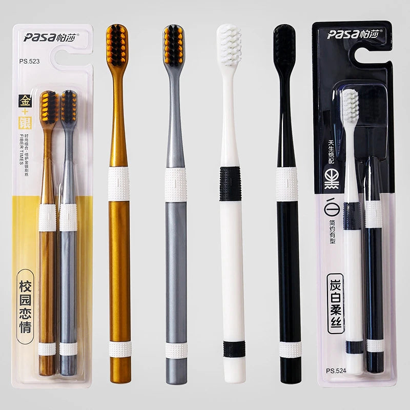 Ultra-Fine Soft Bristle Toothbrush Set